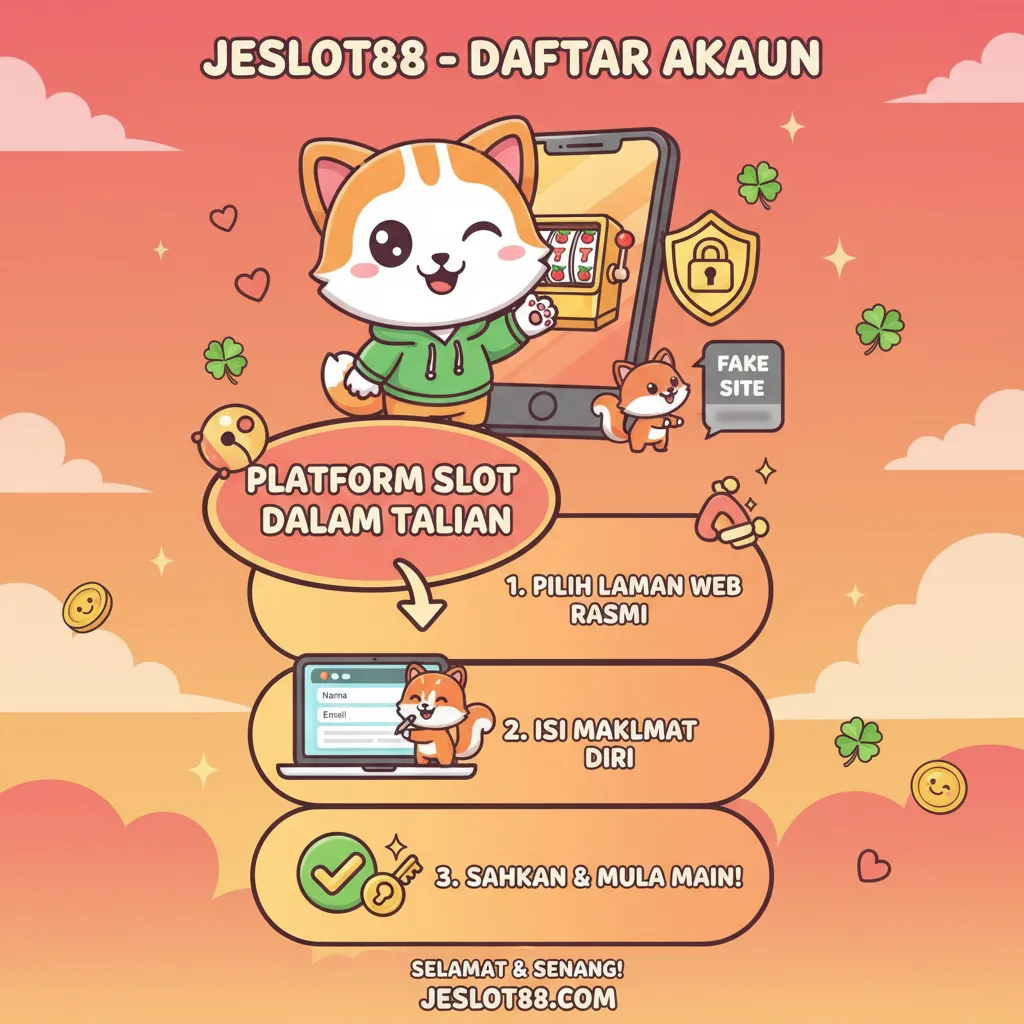 Cara Daftar Akaun Jeslot88 di Platform Slot Dalam Talian