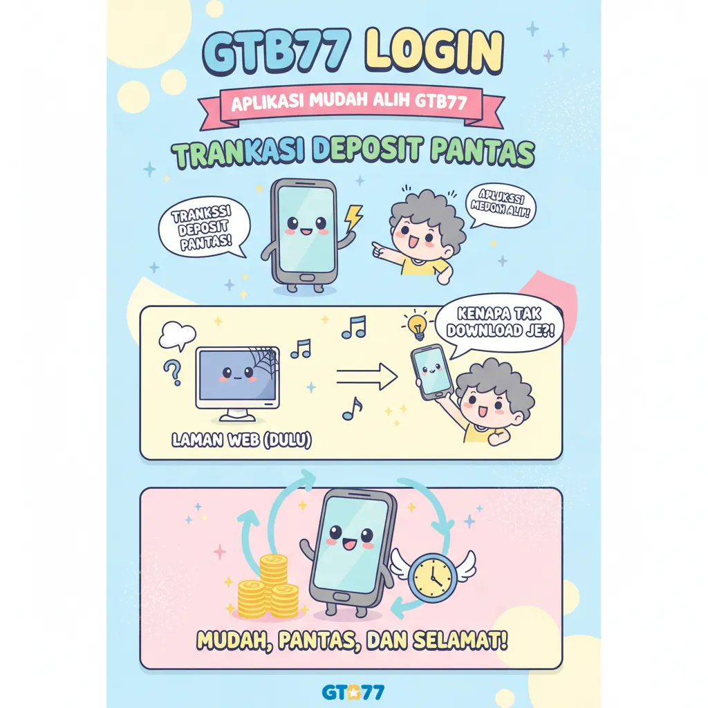 Aplikasi Mudah Alih GTB77: Transaksi Deposit Pantas