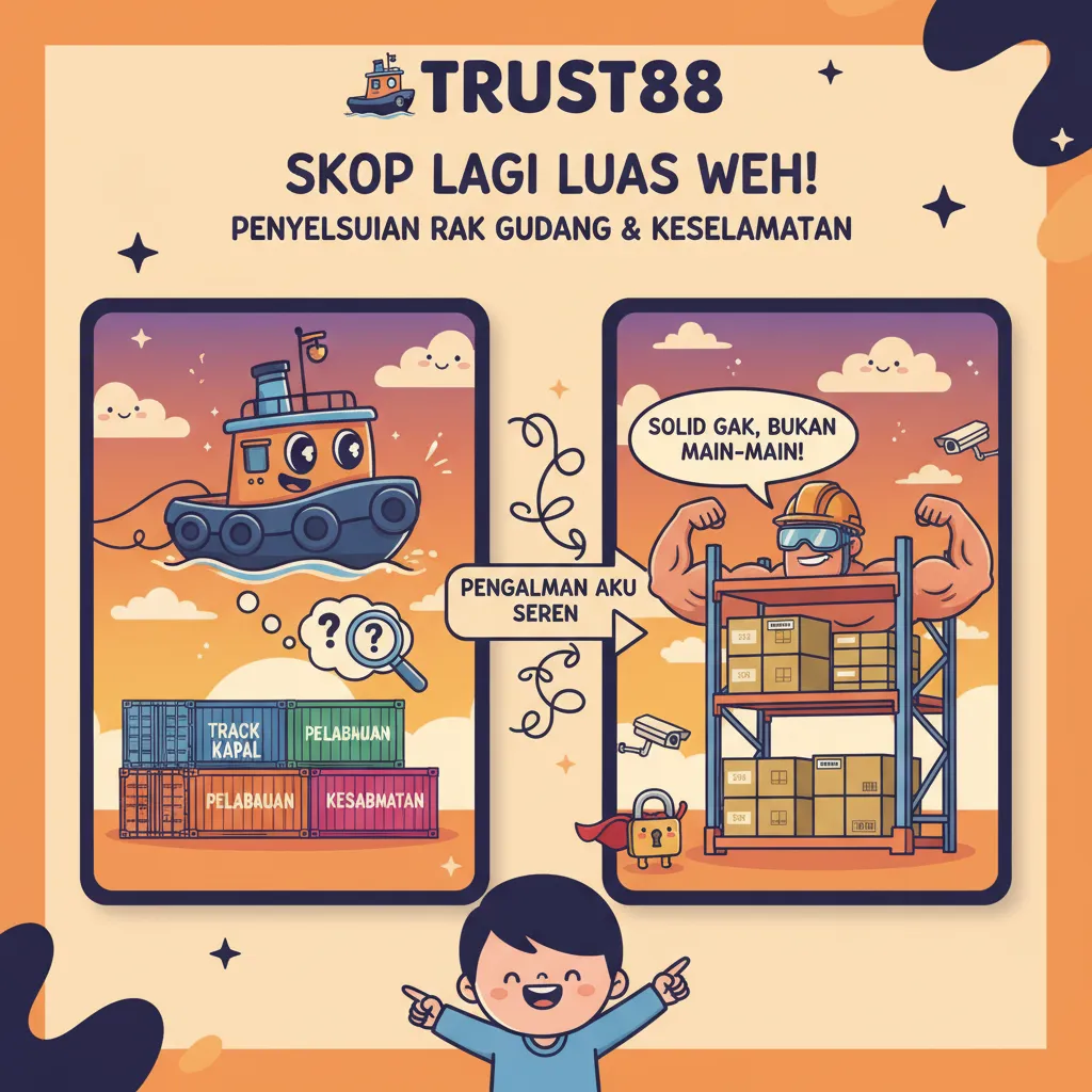 Trust88: Penyelesaian Rak Gudang & Keselamatan