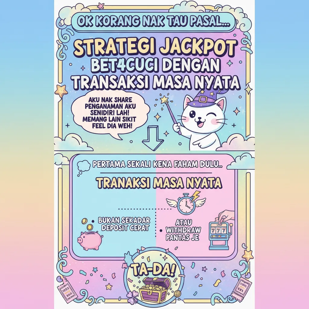 Strategi Jackpot Bet4cuci dengan Transaksi Masa Nyata